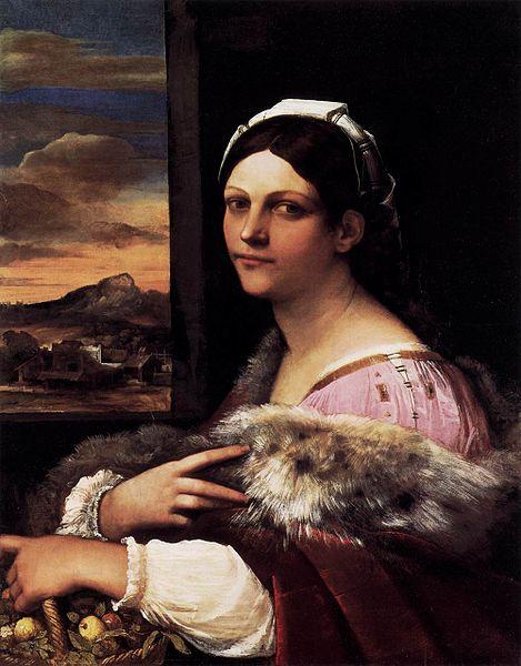Sebastiano del Piombo A Young Roman Woman oil painting picture